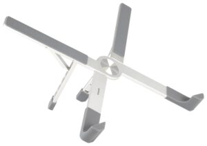 SOPORTE ELEVADOR ALUM. PLEGABLE PORTATILES, PLATA